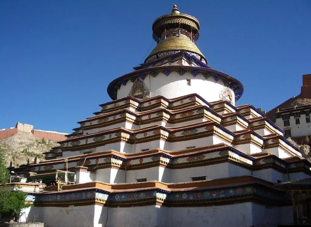 Sera Monastery courtyard — debating monks in Lhasa Tibet