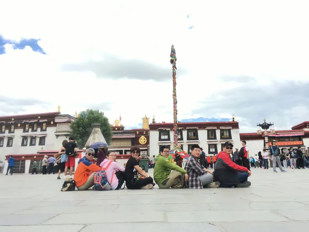 Jokhang Temple area in Lhasa, Tibet
