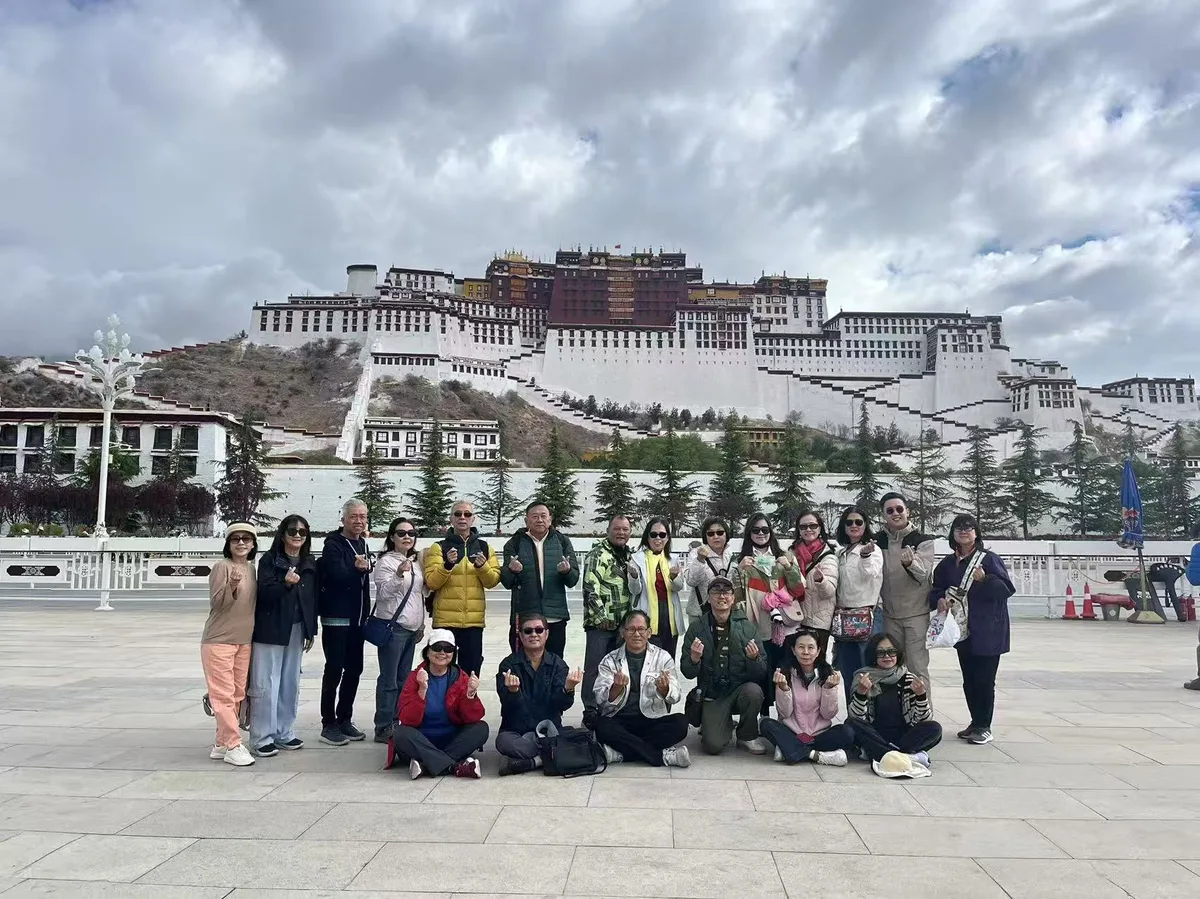 Potala Palace at golden hour — UNESCO World Heritage landmark in Lhasa Tibet